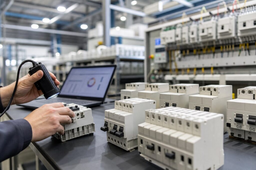 Electrical manufacturing quality inspection and analytics